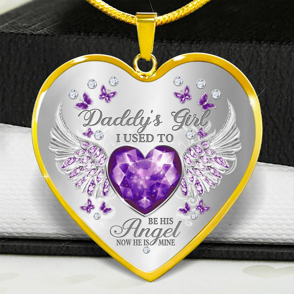 Daddy's Girl Heart Necklace