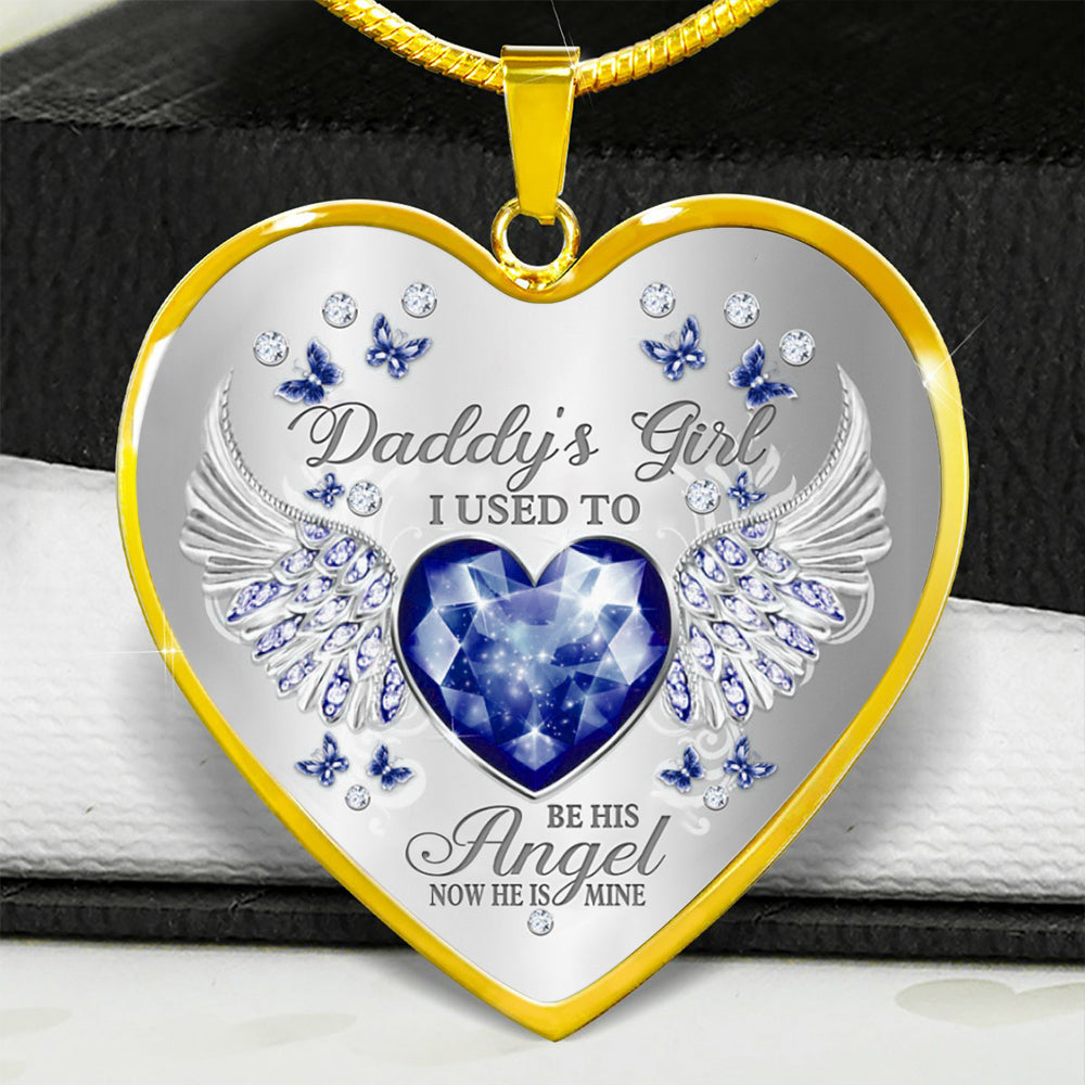 Daddy's Girl Heart Necklace