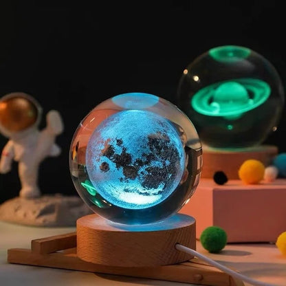 3D Crystal Ball Planet