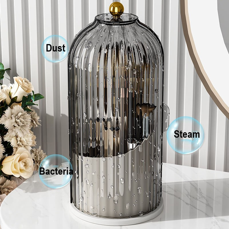 Elegant 360° Spinning Makeup Organizer